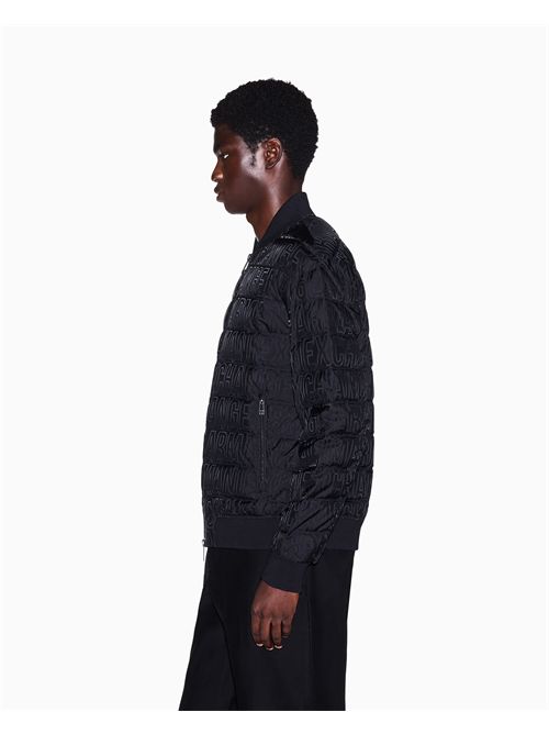 Piumino in nylon jacquard con dettagli in maglia ARMANI EXCHANGE | XM003310AF28563/FC340